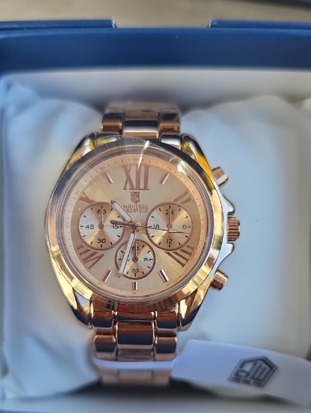 69 Rose Gold Womens Chronograph Watch  Unknown Brand